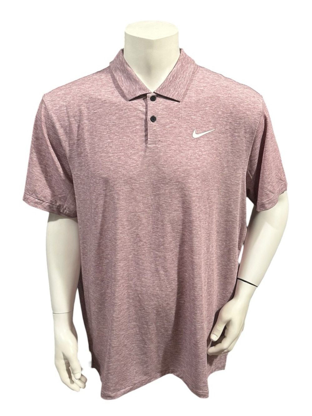 Nike Golf Men’s Polo Shirt Striped Purple Short Sleeve XL